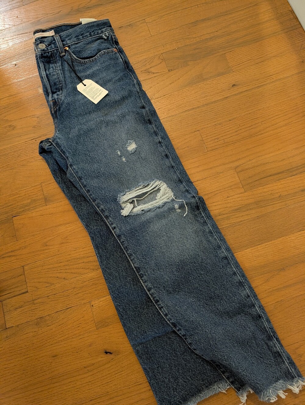 Levi's Dark Blue Wedgie straight